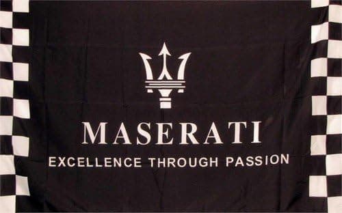 Maserati Checkered Logo Auto Dealer Banner Flag Sign