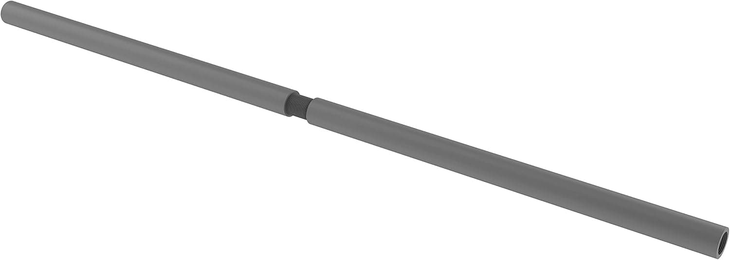 Allied Brass SR-72 72 Inch Shower Curtain Rod, Matte Gray