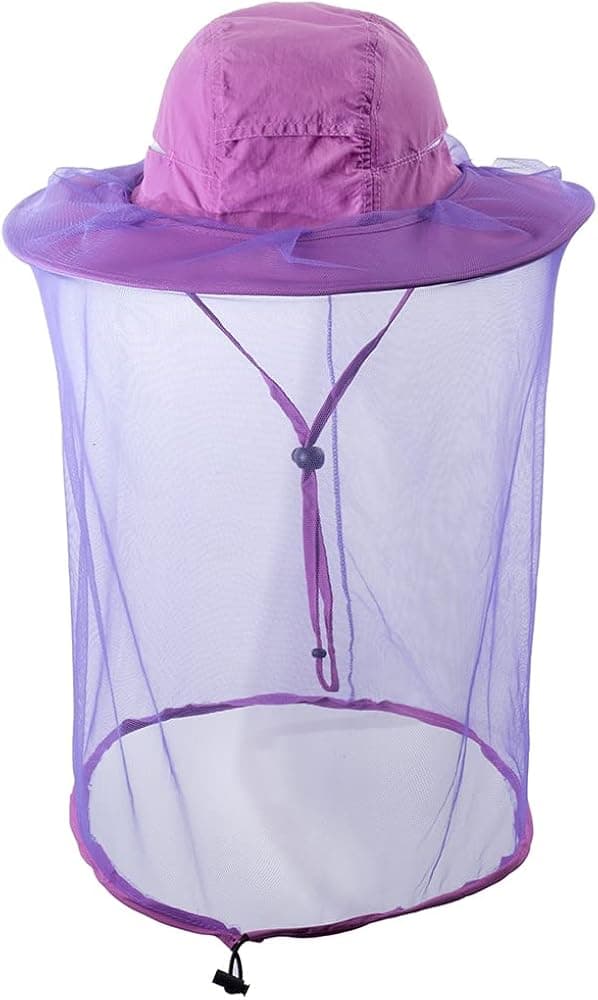 HunterBee Bee Keeper Beekeeping Veil Hat face Covering Costume Fly Hornet Insect Bug Mosquito mesh Cap