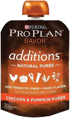 Purina Pro Plan Meal Enhancements For Dogs, Savor Additions Chicken & Pumpkin Puree, 4.5-Ounce Pouch, Pack Of 1