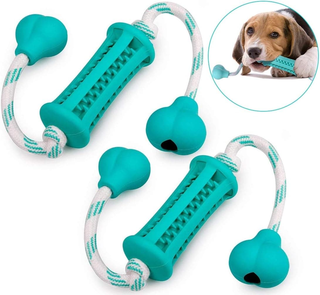 Felicificer Dog Toys, Cotton Rope Pet Puppy Chew Toys, Nearly Indestructible Dog Teething Toys with Play Chew and Training Dog Toys for S…