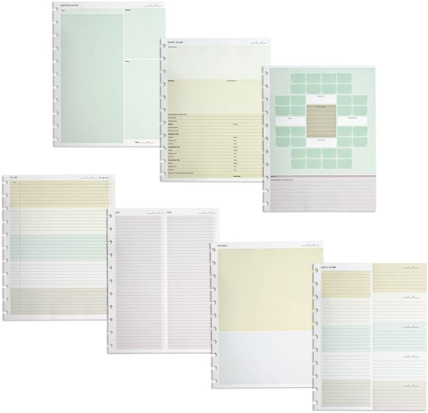 Levenger Planner Refill Memo Paper Pad (ADS8710 LTR)