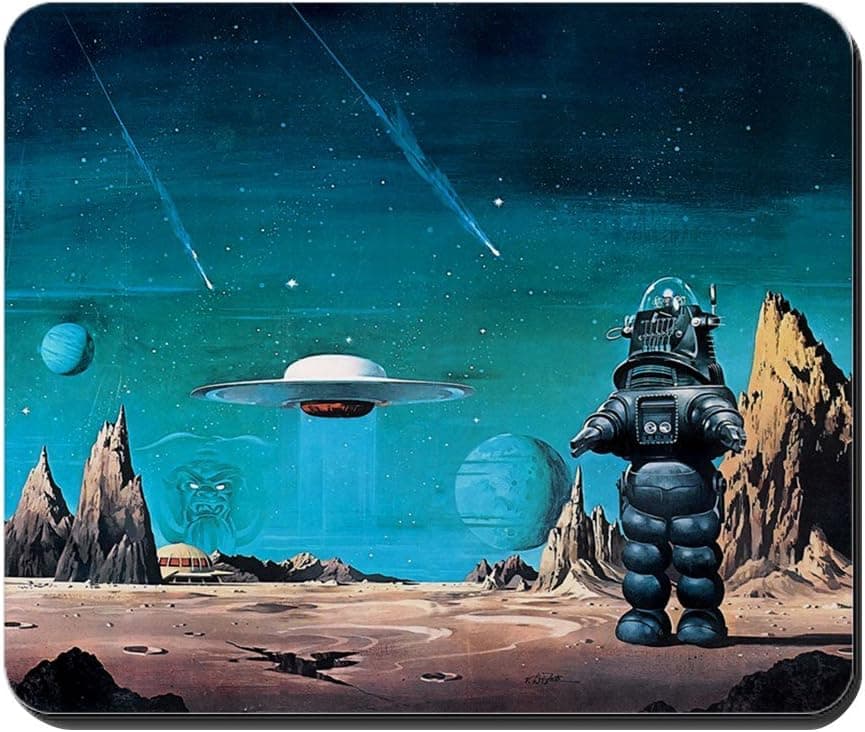CafePress - Forbidden Planet - Non-slip Rubber Mousepad, Gaming Mouse Pad