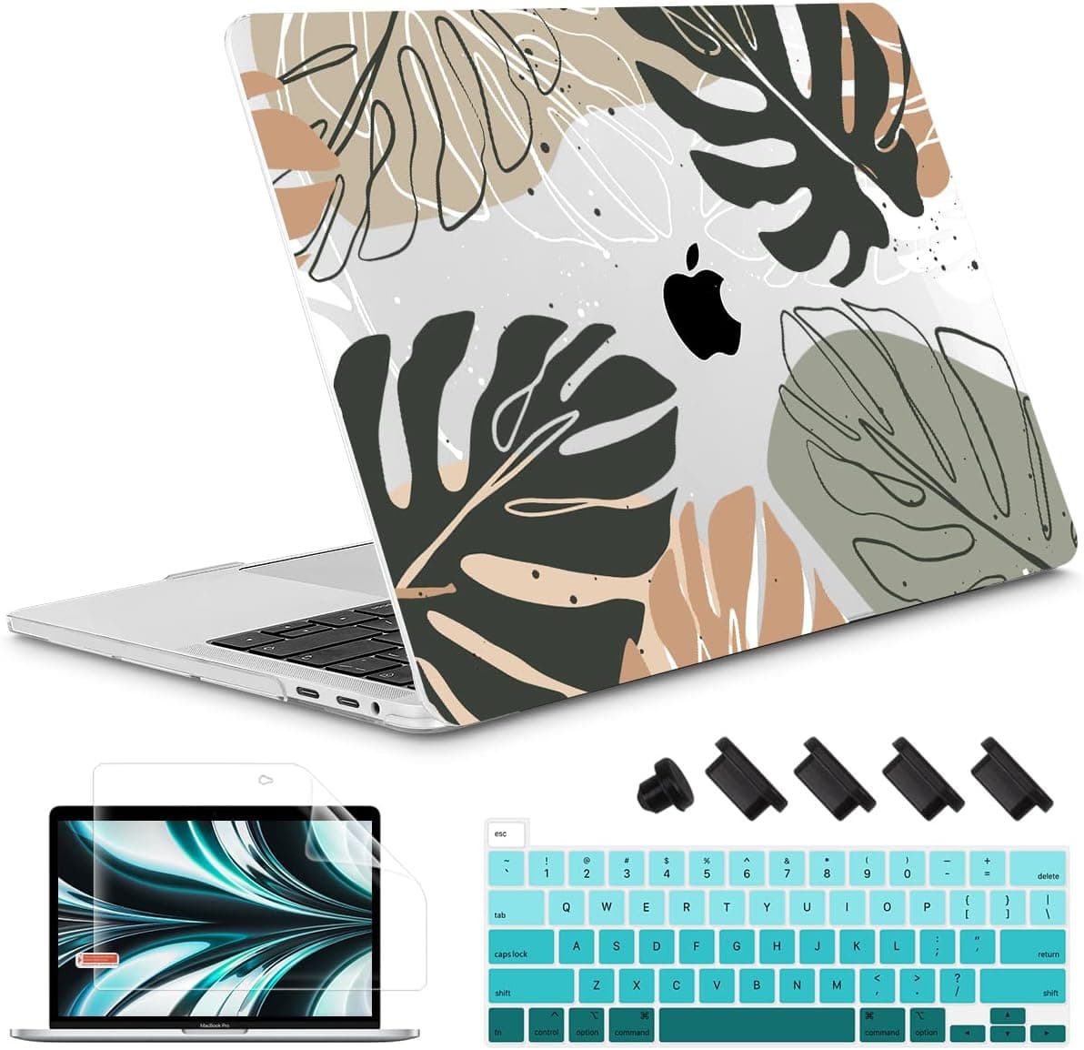 May Chen Compatible with MacBook Pro 16 inch Case 2020 2019 Release A2141 with Touch Bar&Touch ID, Plastic Hard Shell Case with Keyboard…