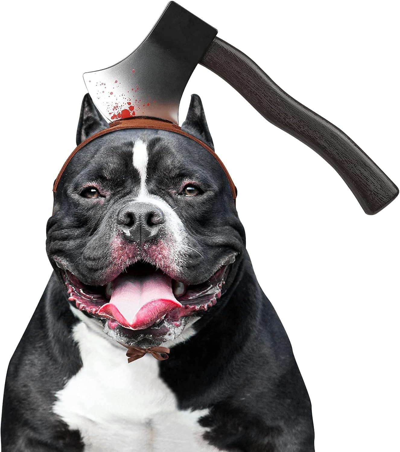 Pawaboo Dog Costume Axe Hat, Halloween Party Pet Cap Cosplay Accessories for Medium Dogs Halloween Party Favors, Funny Pet Dress Up Acces…