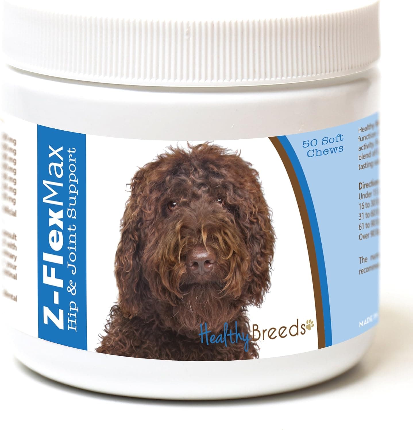 Healthy Breeds Labradoodle Z-Flex Max Hip and Joint Soft Chews 50 Count